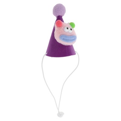 Unique Bargains Halloween Pet Headwear 4.33"x4.33" Purple 1 Pc