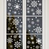 Wrapables Snowflake Window Clings Decal Stickers, Christmas Winter Decoration for Glass Windows, 8pc Festive - 4 of 4
