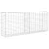 vidaXL Gabion Basket Galvanized Steel 33.5"x11.8"x78.7" - 2 of 4