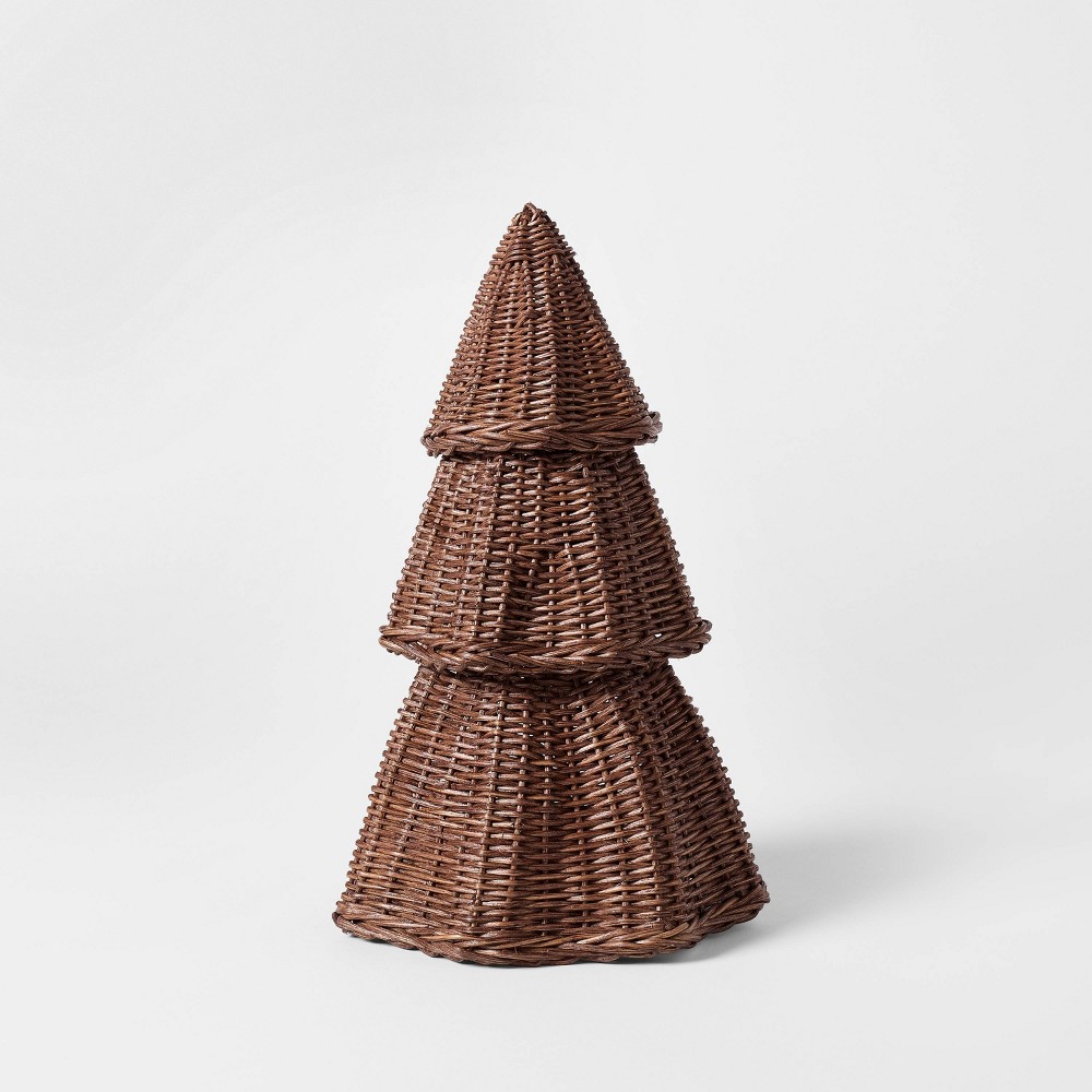 Medium Scalloped Rattan Christmas Tree - Threshold™ designed with Studio McGee
