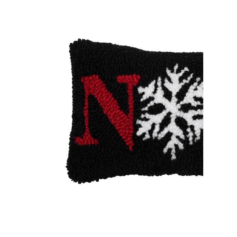 C&F Home Noel Snowflake Hooked Pillow, 2 of 5