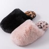 Roxoni Women's Fuzzy Suede Slippers – Cozy Winter House Slippers with Soft Sweater Knit Design - 4 of 4