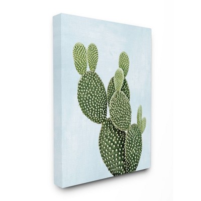 Stupell Industries Unique Desert Cactus Plant Prickly Pear Blue Green