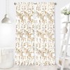 Kate Aurora 2 Piece Shabby Chic Cherry Blossom Designed Airy Sheer Rod Pocket & Back Tab Curtain Panels - 2 of 3