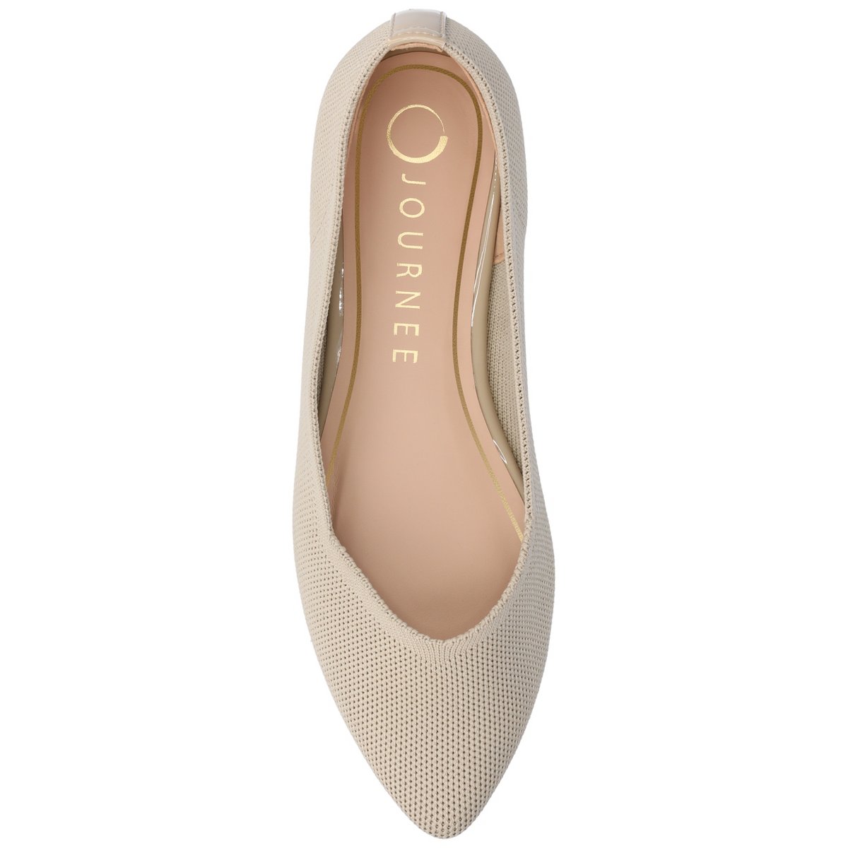 Женские платья Journee Collection Journee Women's Minnah Knit Dress Flats, Taupe 8 — фото 4
