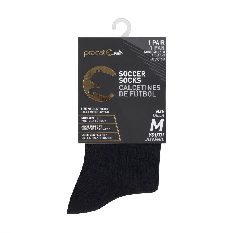 ProCat Soccer Socks - Black/Blue, 2 of 3