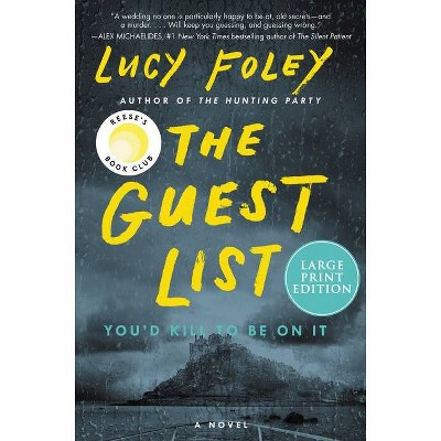 The Guest List - Large Print by  Lucy Foley (Paperback)