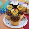 New Haven Secondary Logo Heart Love Cupcake Picks Toppers Decoration Set of 6 - 4 of 4