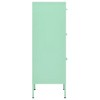 vidaXL Storage Cabinet Mint Steel Medium Storage Cabinet Rectangular - 4 of 4