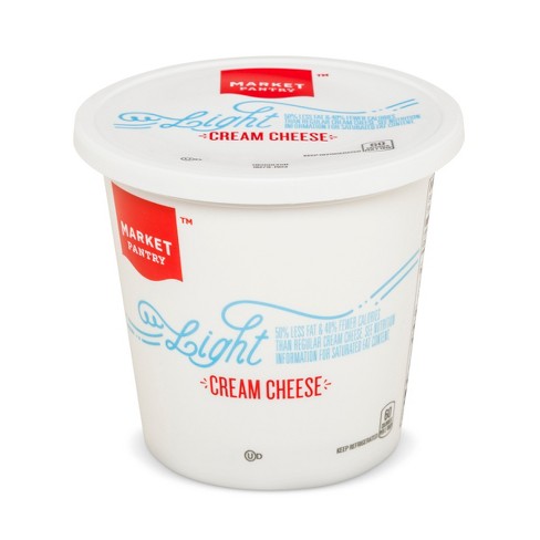 Light Plain Cream Cheese 16oz Market Pantry Target