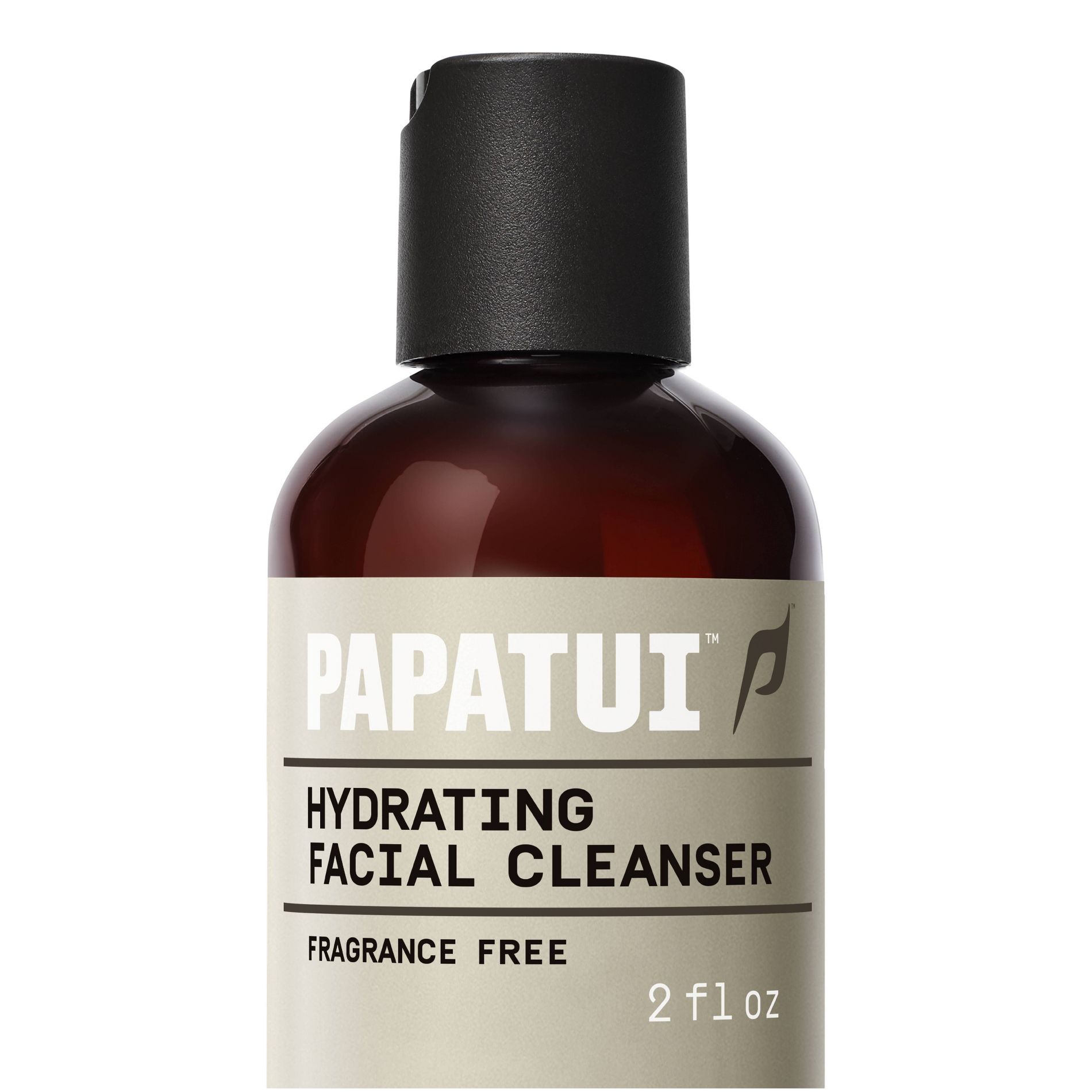 Papatui Hydrating Men's Paraben-Free Niacinamide and Hyaluronic Acid Mini Face Cleanser - Unscented - 2 fl oz