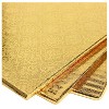 O'Creme Gold Wraparound Square Cake Pastry Drum Board 1/4 Inch Thick (18" x 18") Pack of 10 - 3 of 4