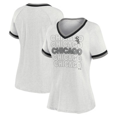 Chicago White Sox Womens Black New Basic Short Sleeve T-Shirt