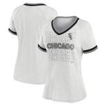  Chicago White Sox Womens Dani Fashion Black Tee Shirt