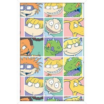 Trends International Nickelodeon Rugrats Grid Framed Wall Poster Prints ...
