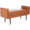 Henri Mid-Century Bench - BCH6303 - Safavieh - 3 of 4