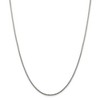 Black Bow Jewelry 1.75mm Sterling Silver Diamond Cut Solid Round Box Chain Necklace - 3 of 4