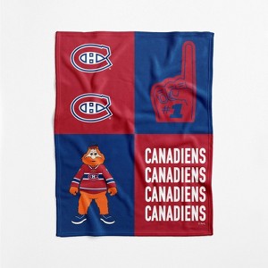 NHL Domino Swaddle Blanket - 1 of 4