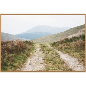 33" x 23" Scottish Highlands I by Laura Marshall Framed Canvas Wall Art Print - Amanti Art: Modern Lithograph, Polystyrene Frame - 1 of 4