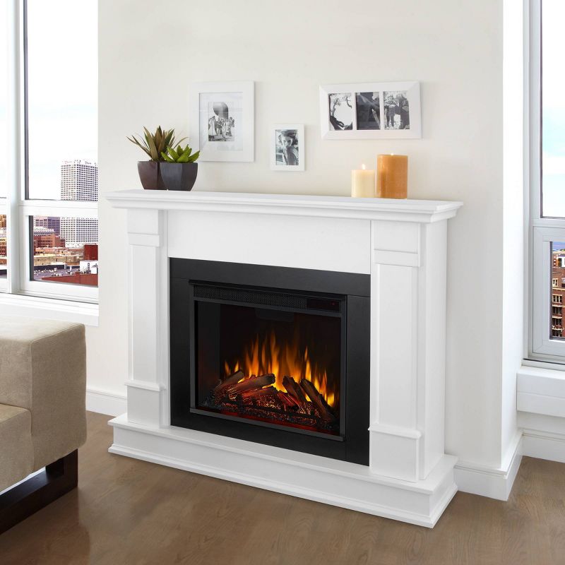 Real Flame Silverton Electric Fireplace White, 3 of 11