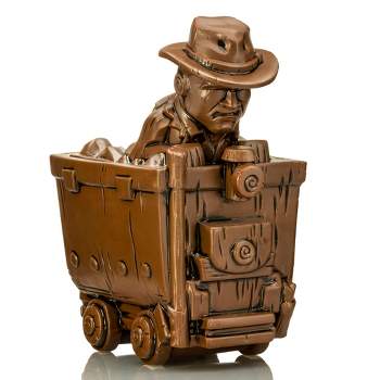 Beeline Creative Geeki Tikis Indiana Jones In Mine Cart Ceramic Mug | Holds 24 Ounces