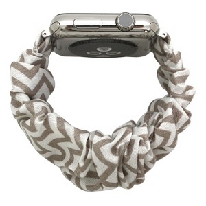 OLIVIA PRATT PRINTED SCRUNCHIE APPLE WATCH BAND - 1 of 3