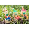 Gardenised 13 Inch Adorable Trio Yard Decor Featuring Outdoor Garden Scarecrows Relaxing Gracefully on Rustic Hay Bales. - image 3 of 4