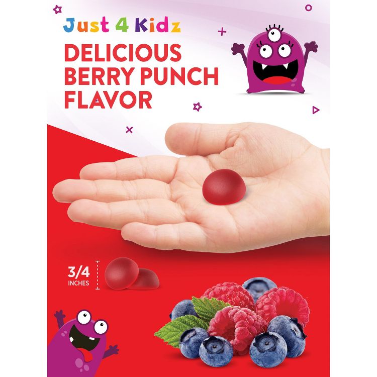 Nature's Truth Kids Multivitamin Gummies with Probiotics | 60 Count | Berry Punch Flavor, 5 of 7