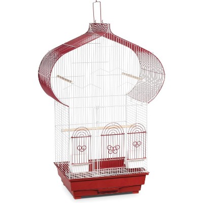 Prevue Pet Products SP1620-1 Casbah Cage, Berry and White, 1/2"