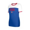 MLB Chicago Cubs Women's Bi Blend Ringer T-Shirt - 4 of 4