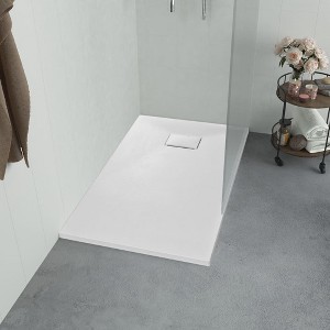 VidaXL Shower Base Tray SMC White 35.4 in.x27.6 in. - 1 of 4