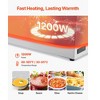 VEVOR Commercial Food Warmer, 1200W Electric Stainless Steel Steam Food Warmer, Fast Heating Countertop Buffet Bain Marie, Silver - 3 of 4