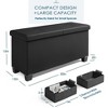 Nestl Storage Ottoman Bench with Storage Bins, Rectangular Storage Bench - 3 of 4