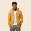 Dalix Donut Embroidered Hoodie Fleece Sweatshirt Zip Front Mens - 3 of 4