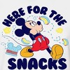 Women's - Disney - Here For The Snacks Cropped Graphic T-Shirt - 2 of 4