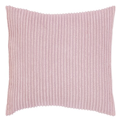 Jullian Pink Cotton Tufted Chenille Euro Sham