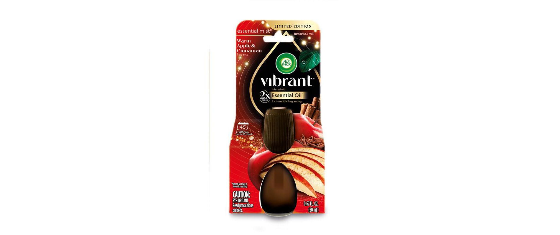 Air Wick 0.67 fl oz Essential Mist - Warm Apple & Cinnamon