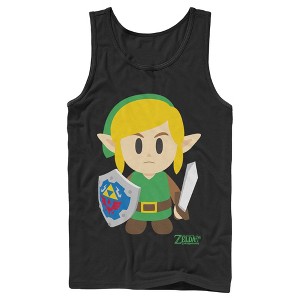 Men's Nintendo Legend of Zelda Link's Awakening Avatar Tank Top - 1 of 4