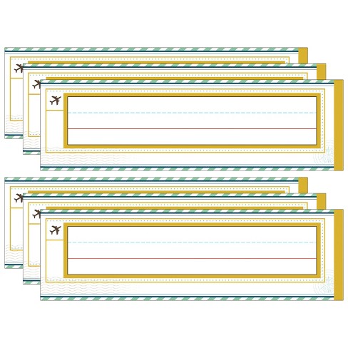 Carson Dellosa Education Let's Explore Name Plates, 36 Per Pack, 6 ...