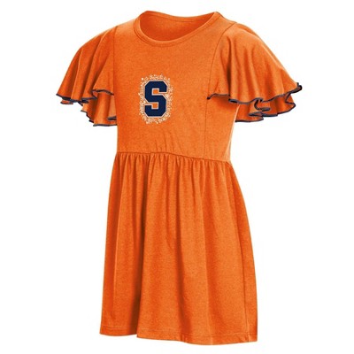 orange baby dress
