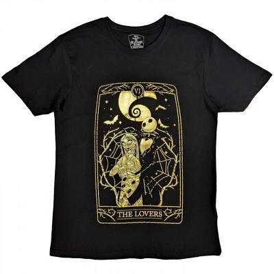 Adult Nightmare Before Christmas The Lovers Tarot Card T-Shirt