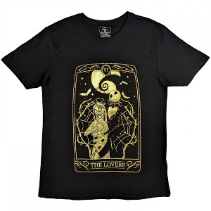 Adult Nightmare Before Christmas The Lovers Tarot Card T-Shirt - 1 of 2