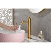 Vynxaria Bathroom Sink Faucet Single Hole Single Handle Bathroom Faucet Vanity Faucet Modern RV Faucet Deck Mount 1 Hole or 3 Holes - 3 of 4