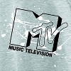 Women's MTV Long Sleeve Raglan Sweatshirt - Nostalgic 90s 'I Want My MTV' Print - Casual Raw Edge Fleece Pullover - 2 of 4