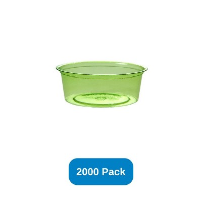 Eco-Products 4 oz Compostable Portion Cup Green PLA - Case of 2000