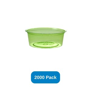 Eco-Products 4 oz Compostable Portion Cup Green PLA - Case of 2000 - 1 of 2