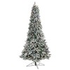 Nearly Natural 8.5-ft Flocked British Columbia Mountain Fir Artificial Christmas Tree - 3 of 4