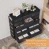 Dresser for Bedroom,Cloth Storage Tower with 12 Drawers,12 Drawers Storage Tower,Chest of Drawers with Bins,Steel Frame, - 2 of 4