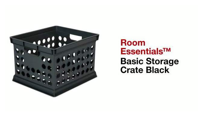 Storage Crate Black - Room Essentials&#8482;, 2 of 8, play video