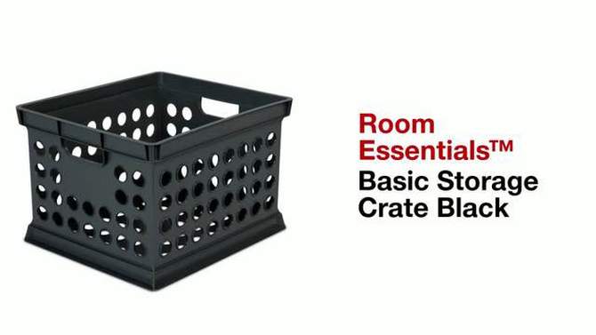Storage Crate Black - Room Essentials&#8482;, 2 of 5, play video